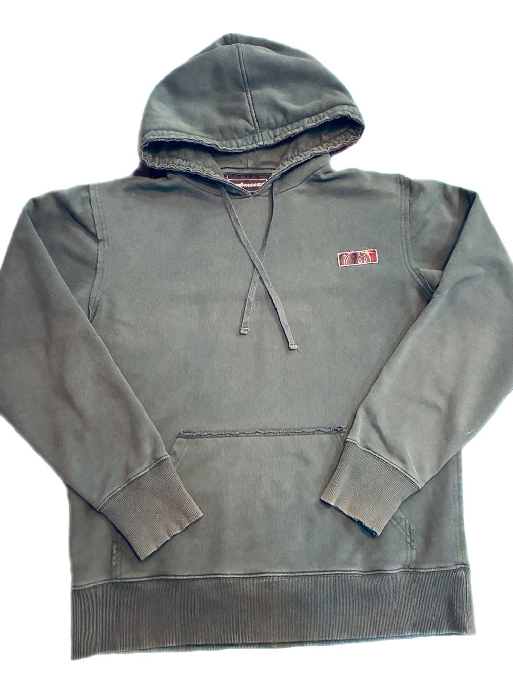 The Hundreds Adam Bomb Olive Green Pullover Hoodie, medium